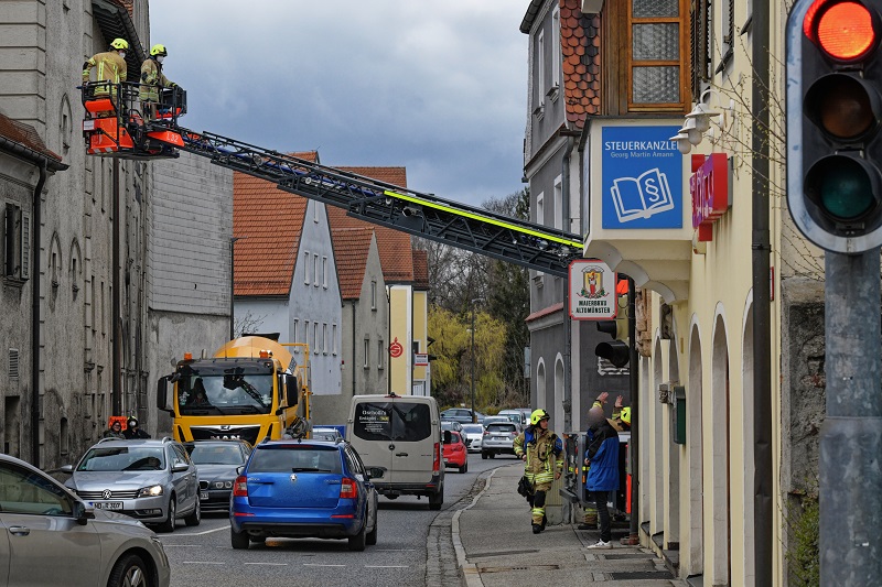 THL Sturmschaden Feuerwehr Stadt Schrobenhausen